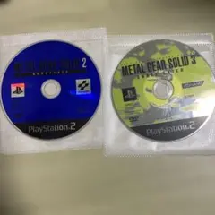 n*c様 動作確認済み　メタルギア　ソリッド　2 3 mgs ps2 2本セット