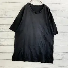 UNIQLO＋J ブラック Tシャツ L 半袖 綿100 無地 夏 メンズ
