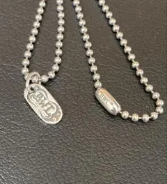 BWL 60cm 3mmボールチェーン ネックレス シルバー925 ガボール