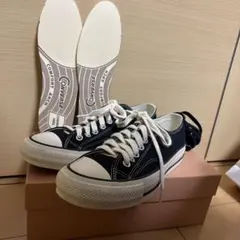 converse addict ブラック　ネイビー