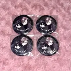 桃源暗鬼 ファボテリア メタル 缶バッジ 淀川真澄 花魁坂京夜 メタリック