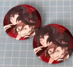 文豪ストレイドッグス　太宰治 中原中也 ヤングエース付録 缶バッジ　2点セット