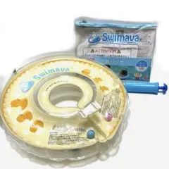 【美品】Swimava スイマーバ　首リング　イエローのサムネイル