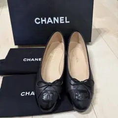 ADG 様専用 CHANEL バレエシューズ ブラック 36C - メルカリ