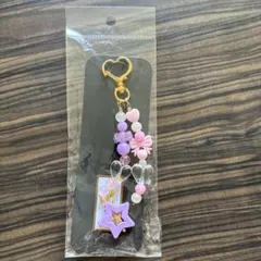 カラフルストラップ 星型チャーム付き
