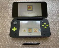 【動作確認済】Newニンテンドー2DS LL ブラック ライム 本体 緑 黒