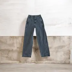 ユニクロ　ユー　デニム　ストレートパンツ　ダークグレー　58