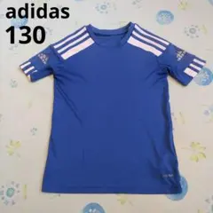 adidas AERO READY サッカーウェア ブルー 半袖 130