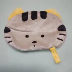 タマ＆フレンズ ふわふわフェイスポーチ トラ カプセルトイ ポーチ 小物入れ