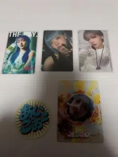 j*0様 HANAのJISOOのトレカ、ステッカーセット