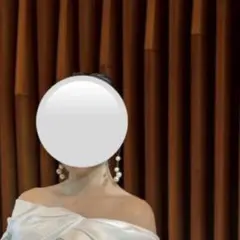 パールイヤリング　おまけ付き　結婚式　前撮り　ブライダル