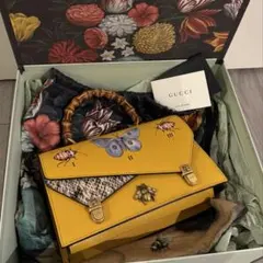 GUCCI オッティリア バンブー パイソン ショルダーバッグ 蝶 蜂 - メルカリ