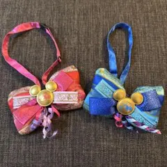 ディズニーランド35周年限定 リボン ネクタイ ミッキー ミニーセット