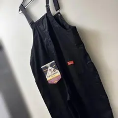 新品未使用❣️クックマン❣️オーバーオール❣️ブラック❣️Lサイズ❣️