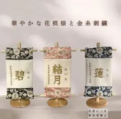 【＊1番人気＊】【期間限定¥500引】こどもの日名前旗　端午の節句 インド刺繍
