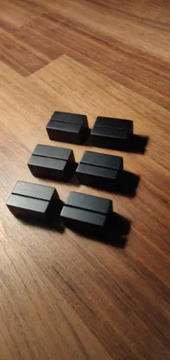 6個セット【新品】カードスタンド 黒 木目調 ホルダー プライススタンド