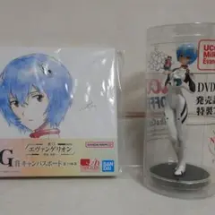 UCC　エヴァンゲリオン 綾波レイ　フィギュア　ビジュアルボード付き