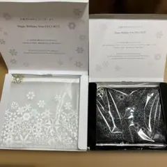 コスメデコルテ　オリジナルポーチ　ホワイト ブラック 2点セット