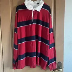 IZOD RETRO VARSITY ポロシャツ 赤 ネイビー