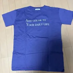Samansa Mos2 blue ロゴTシャツ パープル フリーのサムネイル