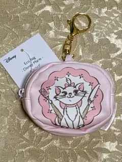 【新品】ディズニー　マリー エコバッグ　THREEPPY ピンク