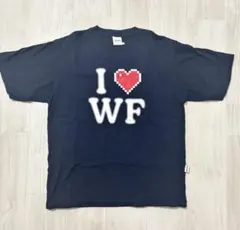WISH FOREVER I ❤️ WF Tシャツ ネイビー　ドローコード付き