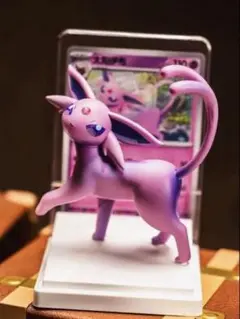 ポケモン エーフィ フィギュア カード付き 中国限定 絵本点睛 イーブイ