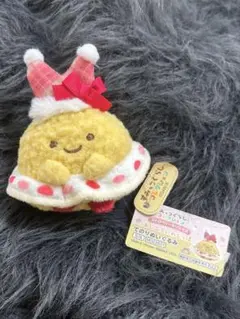 ストロベリークリスマス あじふらいのしっぽ 手のりぬいぐるみ