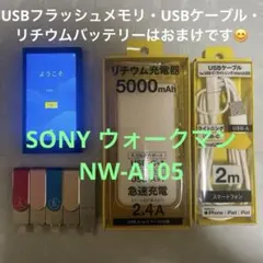 SONY ウォークマン Aシリーズ 16GB NW-A105ブラック