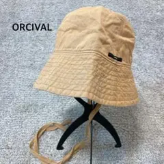【ORCIVAL】オーシバル バケットハット ベージュ リネン混