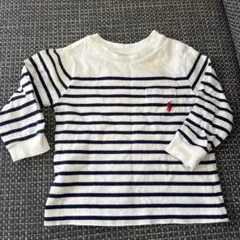 ラルフローレン　のストライプ長袖　80cm