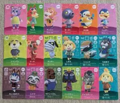 どうぶつの森　amiiboカード　18枚セット　アミーボカード