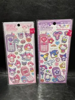 サンリオステッカー 2シートセット（平成ハッピーフォン）