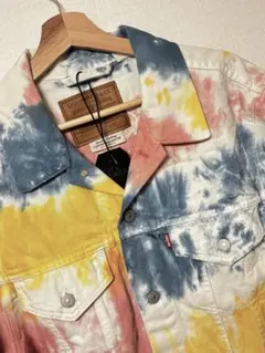 セール！新品　リーバイスプレミアム　タイダイ　トラッカージャケット　JPN―XL