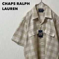 希少 80-90s CHAPS RALPH LAUREN チェックシャツ 開襟のサムネイル
