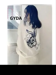 GYDA限定Bunny Face Vネックトレーナー　col/PK.WH 2025年最新】bunny ジェイダの人気アイテム - メルカリ GYDA限定Bunny