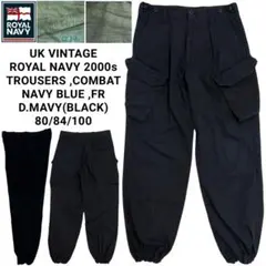 UK VINTAGE ROYAL NAVY 2000s ミリタリー カーゴパンツのサムネイル