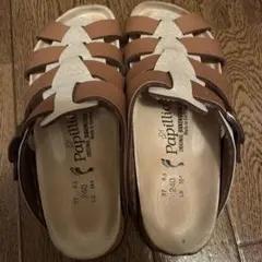 美品 BIRKENSTOCK PISA ビルケンシュトック ピサ レッド 25 - メルカリ
