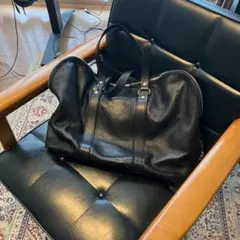 BALENCIAGA ニコラ期 レザーボストンバッグ ブラック - メルカリ