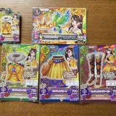 旧アイカツカード プレミアム 星座ドレス レオキングコーデ 紫吹蘭