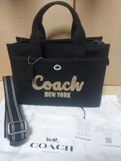 COACH コーチ カーゴ トート 2way CP158 ブラック【美品】のサムネイル