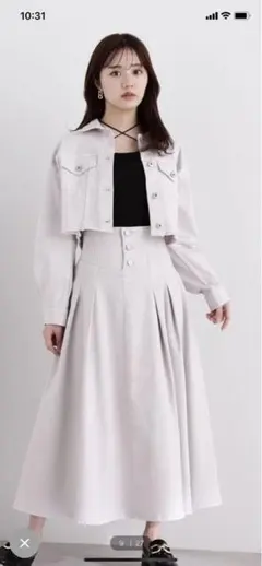 J*︎様 新品タグ付き　プロポーションボディドレッシング コルセットマークデニム