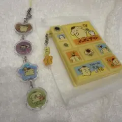 ポムポムプリン タイルシール風ミニミラー、おはじきシール風アクセサリーのサムネイル