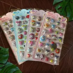 きゅん〜 POP SEAL たまごっち ぷくぷくシール 4枚セット