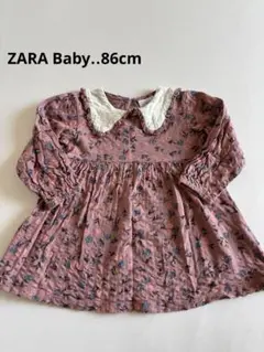 ZARA 花柄シャツ 12-18ヶ月　86cm