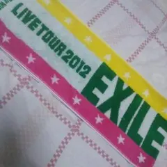 EXILE 2012 マフラータオル&ツアーTシャツ
