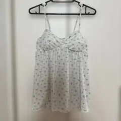 GELATO PIQUE●フラワープリントカップ付きキャミソール●ルームウェア