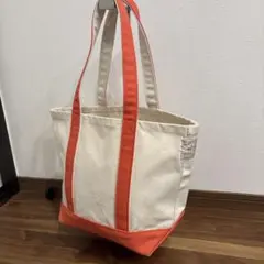 【良品】中川政七商店 トートバッグ キャンバス 生成り オレンジ 朱色 A4◎のサムネイル