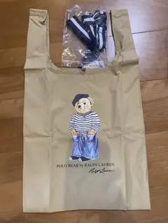 Polo Bear レインバッグ ベージュ 新品　エコバッグ　ラルフローレン