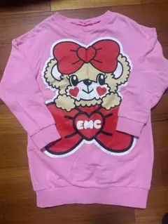 EARTHMAGIC ピンク トレーナー ワンピース